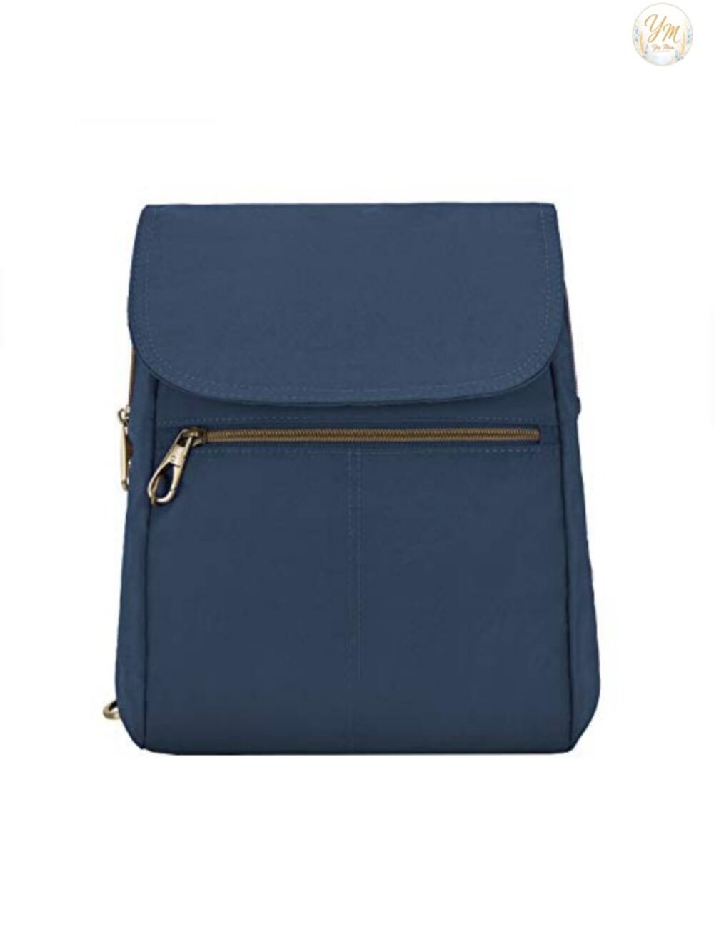 Anti-Theft RFID Blocking Slim Travel Backpack with Locking Zippers